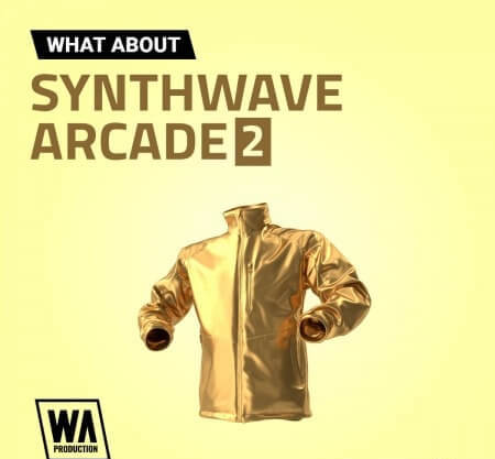 WA Production Synthwave Arcade 2 WAV MiDi Synth Presets